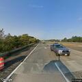 Disabled vehicle on eastbound Route 495 shoulder