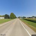 Semi truck stuck in roundabout on Highway 60