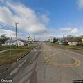 Traffic stop on black Dodge Dart in Meeker