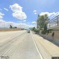 Pedestrian on eastbound I-10 at San Gabriel