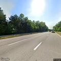 Disabled overheated car on I-64 westbound shoulder
