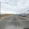 Large bag blocking right lane on interstate