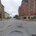 Trash cart blocking Woodburn and Madison roadway