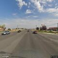 Erratic westbound sedan reported near Russell Street