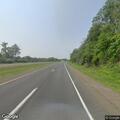 Vehicle reported off road near Route 8 in Trumbull