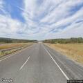 Brush fire on Highway 78 near Saragossa Road