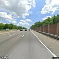 Disabled tractor trailer on thruway shoulder