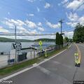 Downed items blocking road in Harveys Lake