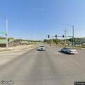 Driver going wrong way on K-68 hits curb