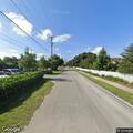 Traffic stop on yellow dump truck on Harney Road