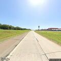 Chair blocking lanes on I-35 northbound