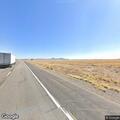 Pedestrian walking on Interstate 40 near milepost 126
