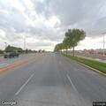Injury crash with vehicle on side at Target store