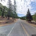 Dead animal blocking roadway on Oregon Street