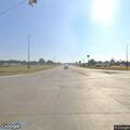 Traffic contact with blue truck and semi trailer
