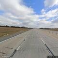 Debris in road on Cimarron Turnpike Spur
