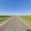 Trailer lost off roadway into bean field