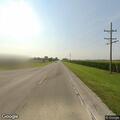 Car leaves roadway and crashes into field
