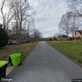 Tree blocking roadway on Deer Run Trail