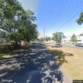 Car hits pole with wires down and vehicle smoking