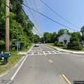 Vehicle hits pole and blocks southbound roadway