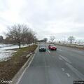 Debris blocking lane on Lake Shore Drive ramp