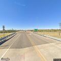 Officers check vehicle that hit deer on Highway 152