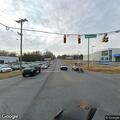 Abandoned vehicle blocks turn lane on Wilkinson