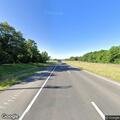 Tire debris blocking northbound highway lane