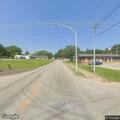 Slow box truck crossing center line near Carlyle