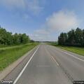 Semi truck in ditch on Highway 59 near Plummer