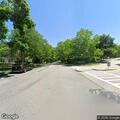 Minivan blocking walkway at Clinton Road corner