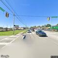 Traffic signals flashing red at Old Madison Pike