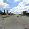 Vehicle hits speed limit sign on Twenty-first Street