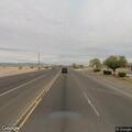 Erratic blue Honda swerving on Highway 95