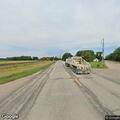 Gravel from semi damages car windshield on highway