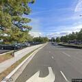 Evidence of vehicle crash on Herndon Parkway trail