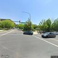 Elderly woman upset, using walker on State Street