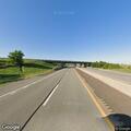 Traffic stop on red Ford F-150 on Kansas Turnpike