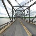 Blown tire blocks lane on Theodosia Bridge