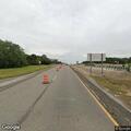 Car blocking exit ramp at Woodway Drive