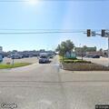 Traffic stop on white Toyota RAV4 on Expressway West