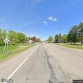 Driver stops navy hatchback in interstate lane