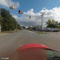 Traffic stop of blue Ford on River and Singer