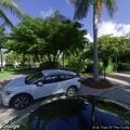 Police check on black Tesla on Golden Beach Drive