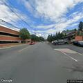Traffic stop of blue Chevy Equinox on Main Street