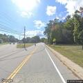 Car leaves road and crashes into woods near Beach Pond