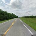 Single-car crash blocked by trees on highway