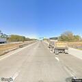 Single-car crash with fire on I-49 at Highway 7