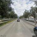 Large wooden beam blocking lane on Post Oak